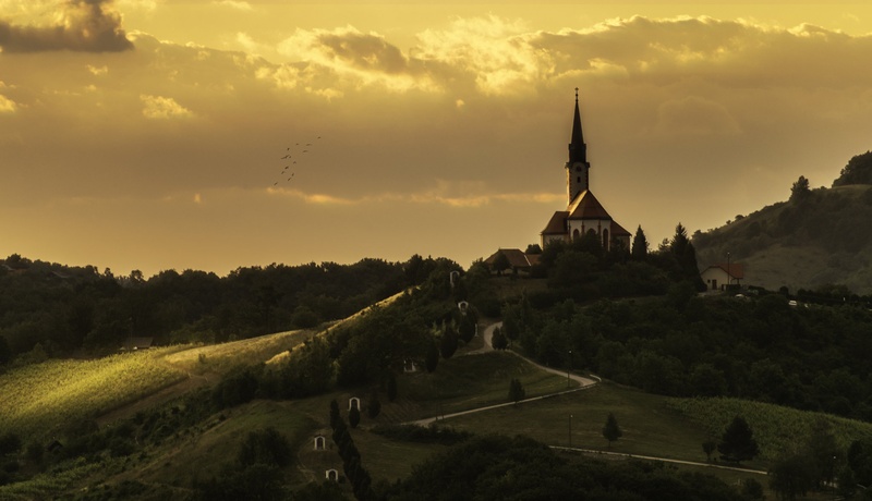 Sončni zahod by Tadej Škofič