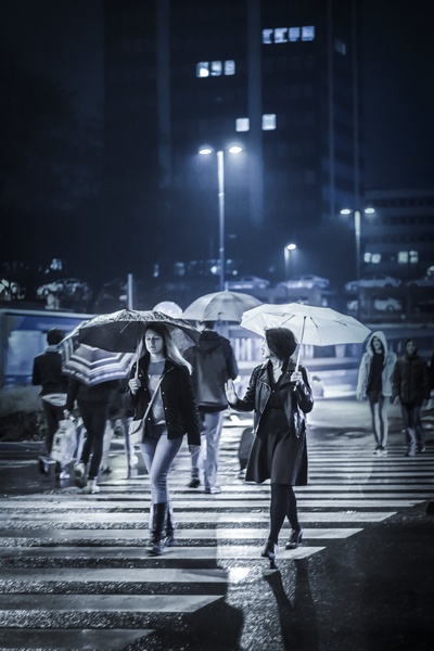 Rainy night. by lostinframes