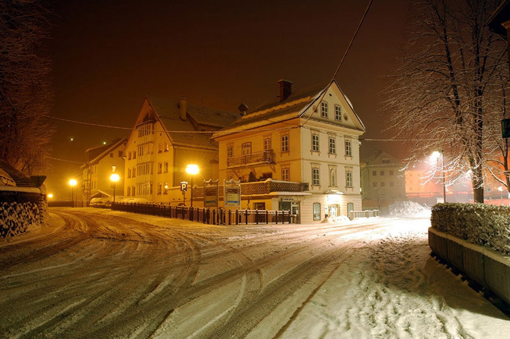 Idrija pozimi by