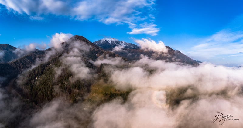 the cloud curtain falls by JPraper