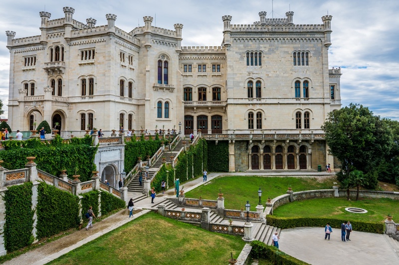 Miramare castle by Jerry mura
