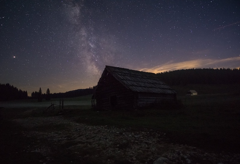 Pokljuka ponoči by Jaka