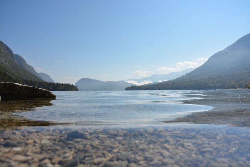 Bohinj tik nad gladino by Miran Jurgele