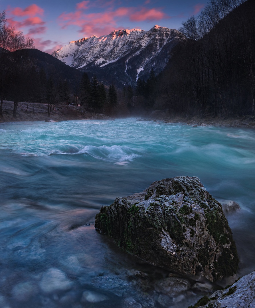 Sončni zahod v Trenti by Matej Mlakar