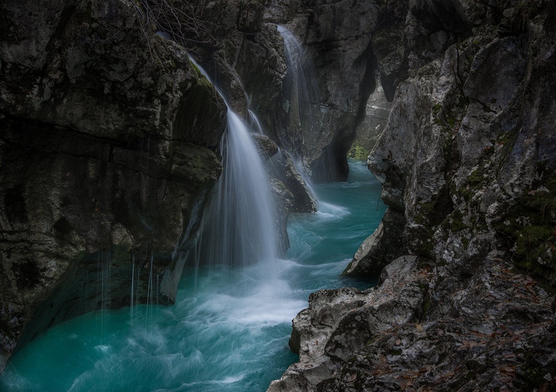 Velika korita Soče by Matej Mlakar