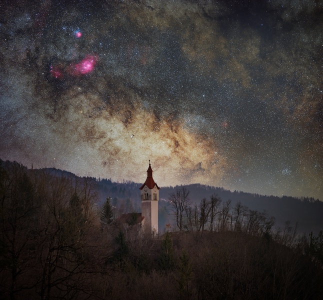 Pozdrav centru naše galaksije by Matej Mlakar