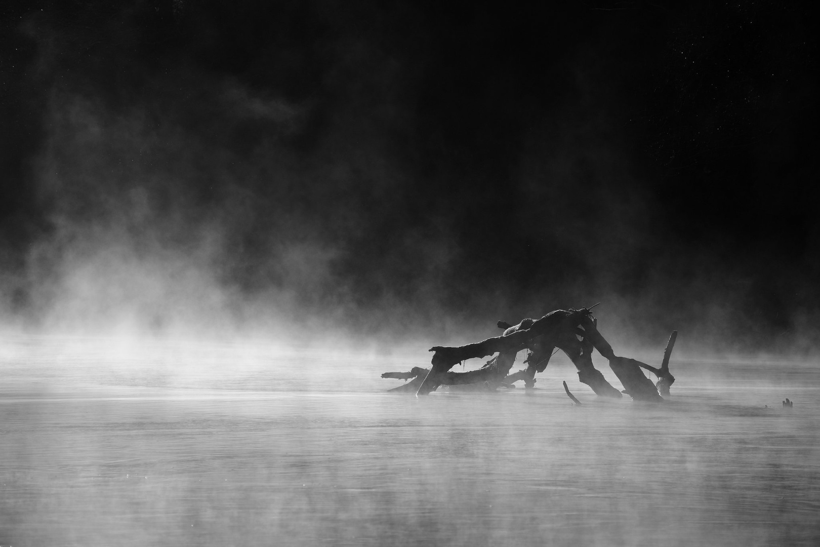 smog on the water by Klemen Ceglar
