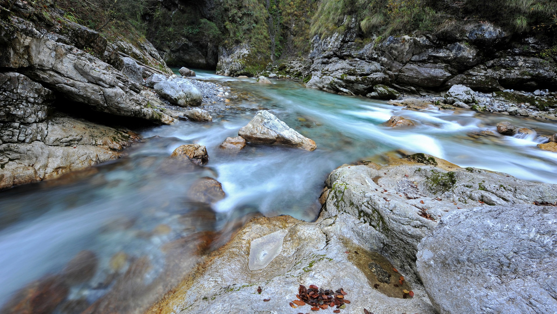 Tolminska korita (long exposure) by Marko Predovič