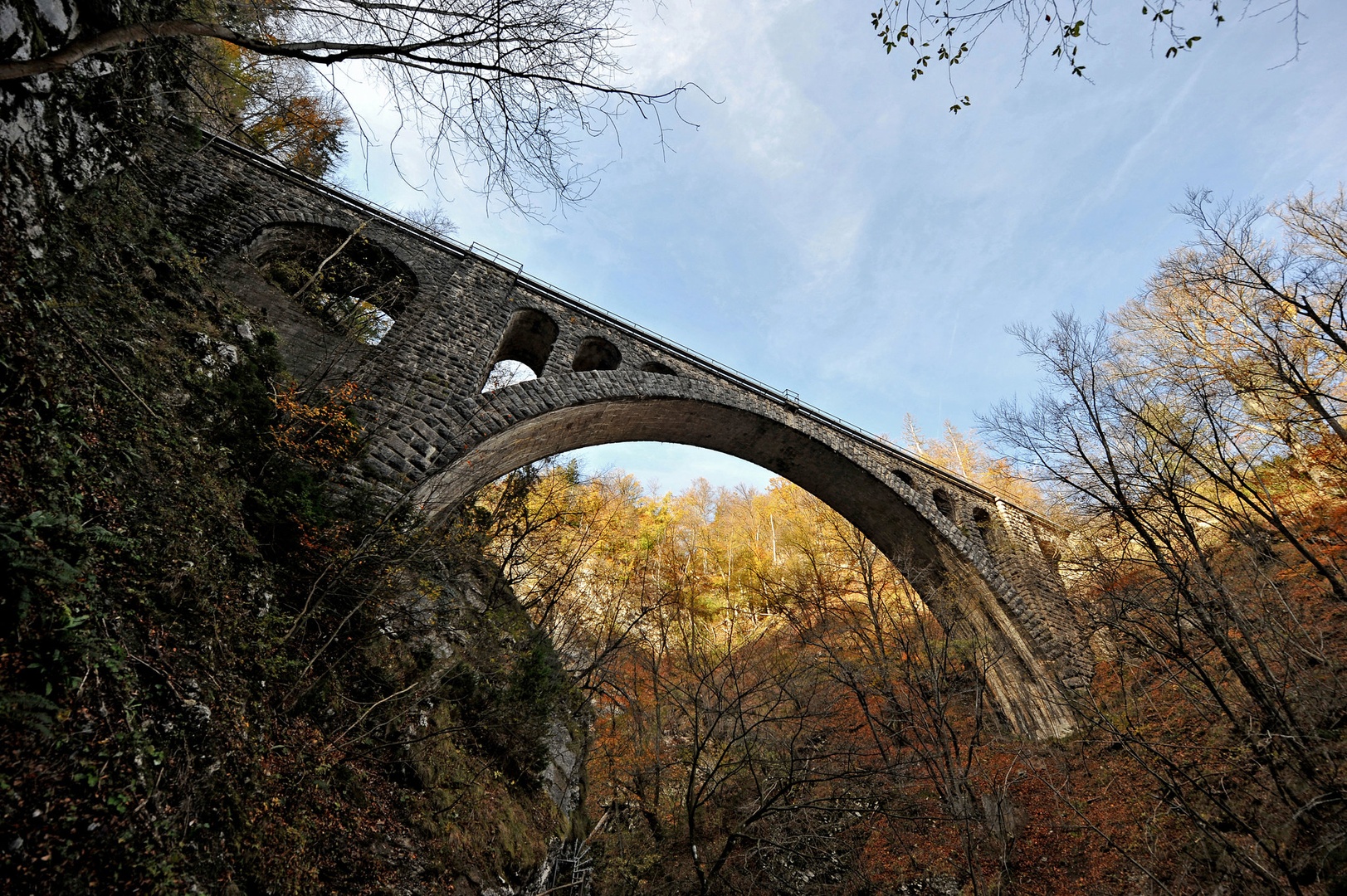 Blejski Vintgar - most bohinjske železnice by Marko Predovič