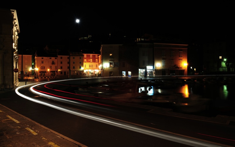 Pirano di Notte (Long Exposure) by Marko Predovič