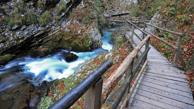 Tolminska korita / Tolmin gorges by Marko Predovič
