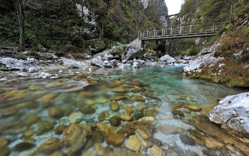 Tolminska korita / Tolmin gorges by Marko Predovič