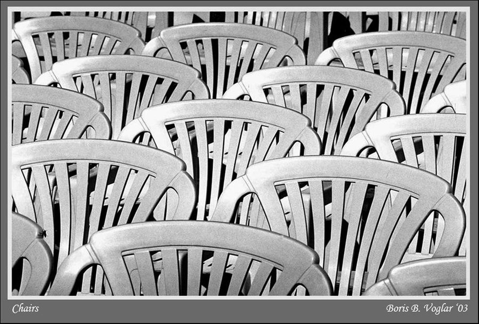 Chairs III by Boris B. Voglar