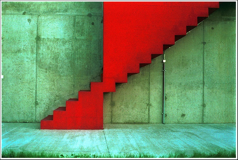 Stairs - by the sunset by Boris B. Voglar