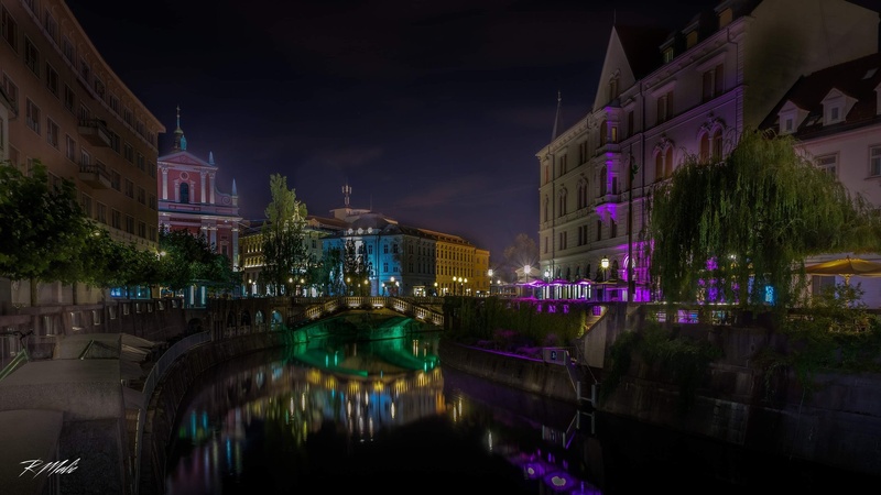 Ljubljana tromostovje by Radenko Malic