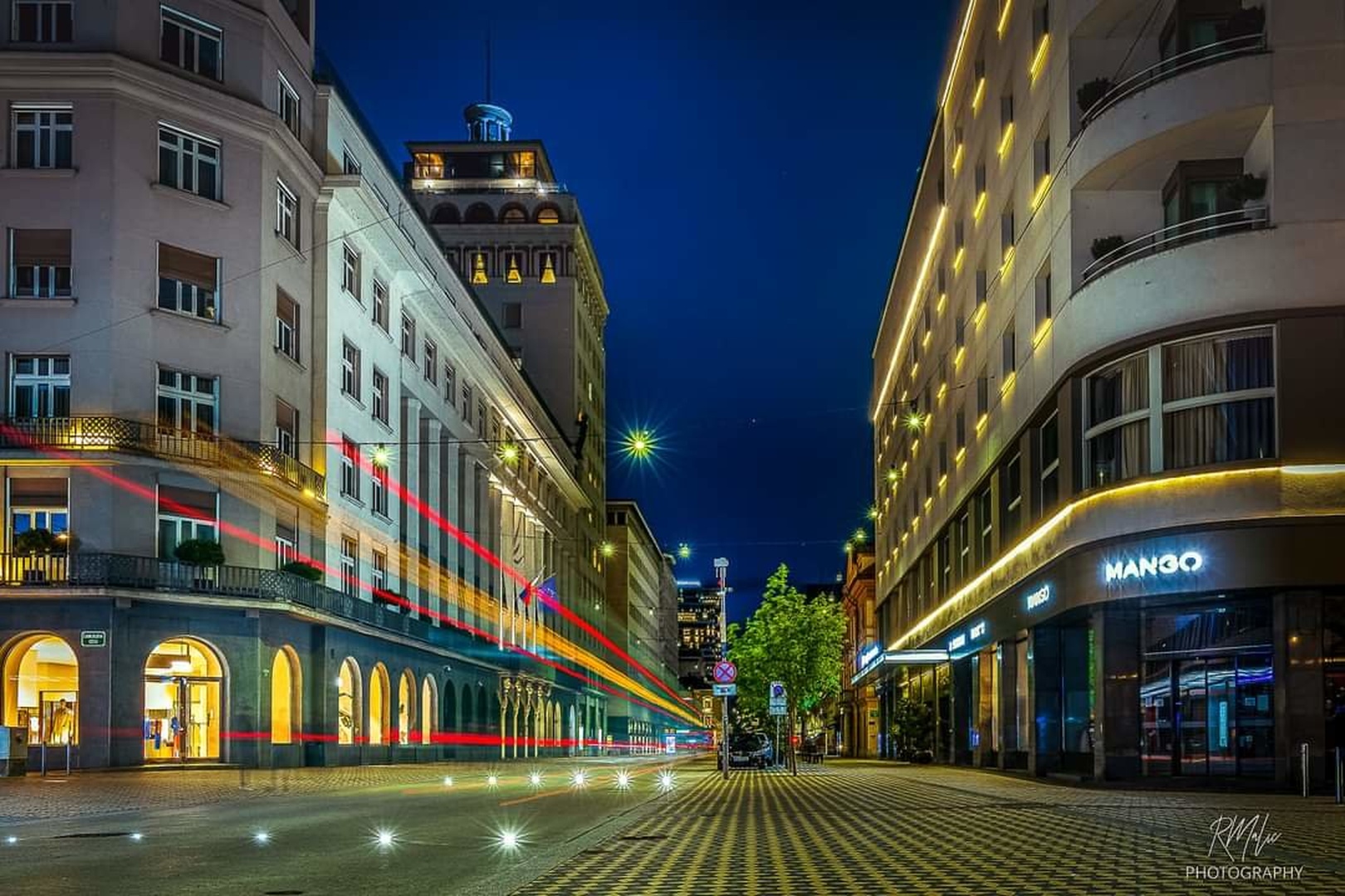 Ljubljana at night by Radenko Malic