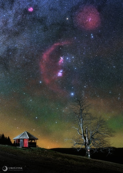 Under the colorful sky by Uroš Fink