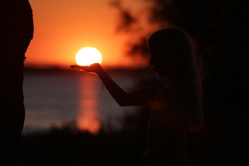 Catching the sun by Andreja Pirtovsek