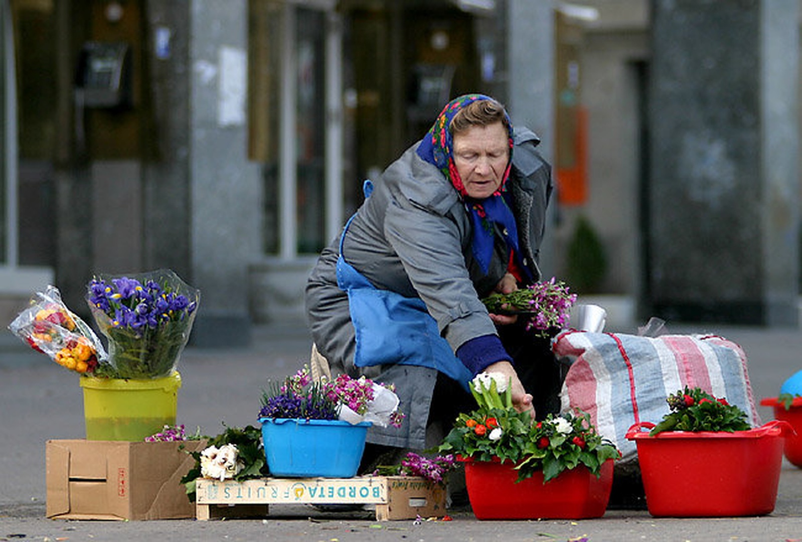 Flower lady by Mirko Sorak