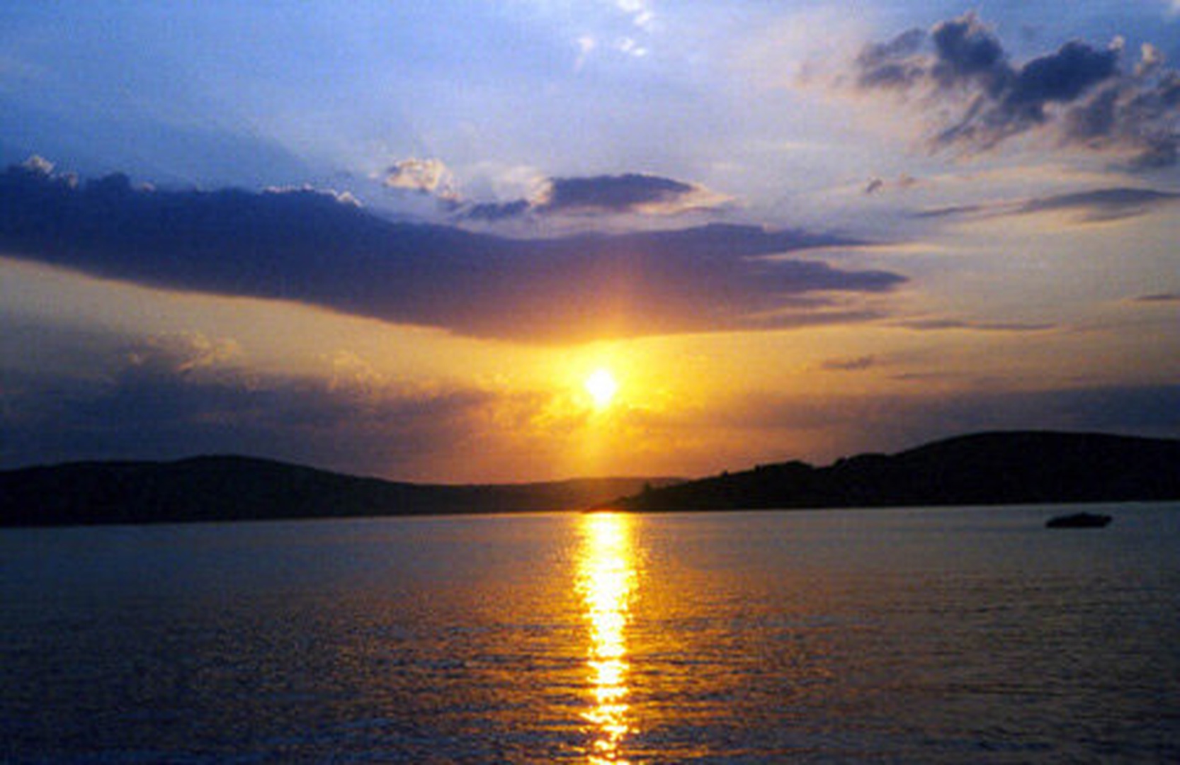 zahod na Ugljanu by
