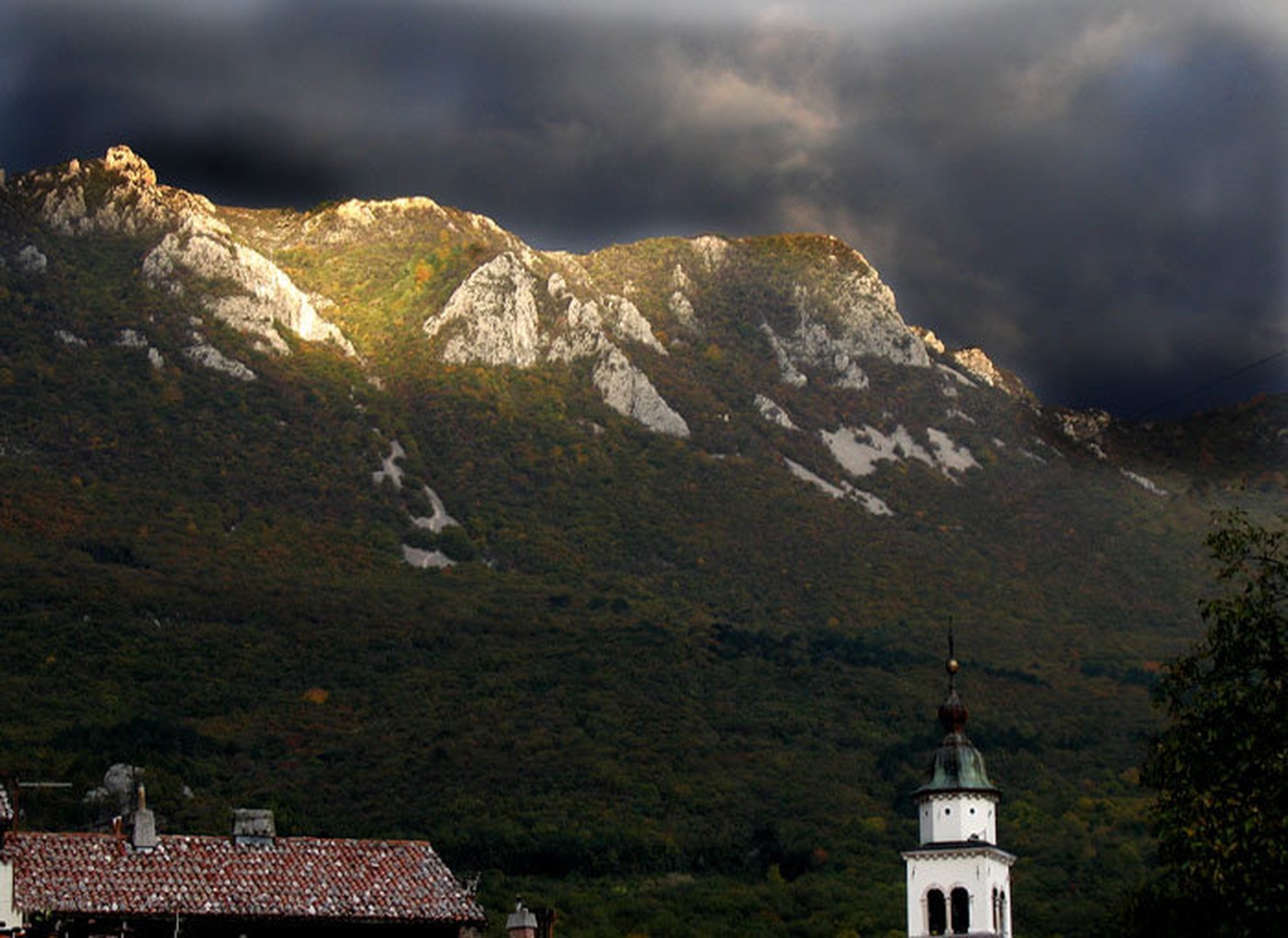 pogled z balkona by