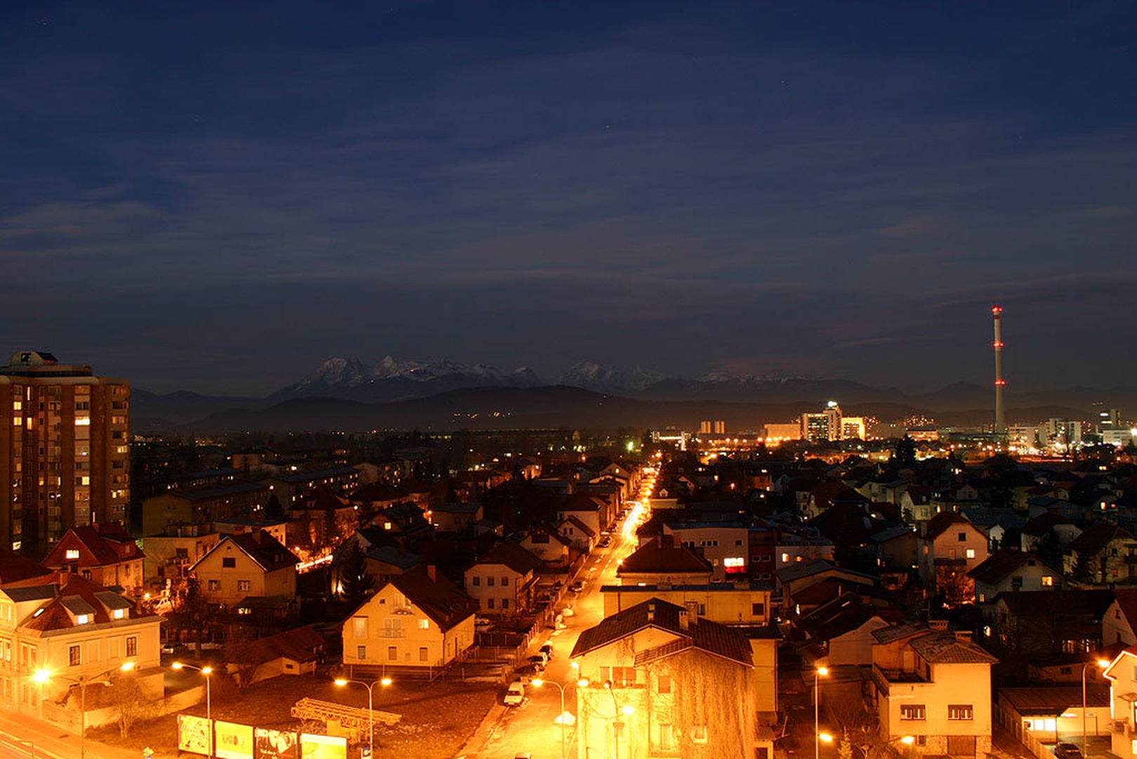 Pozno večerne alpe by Boštjan Zagožen