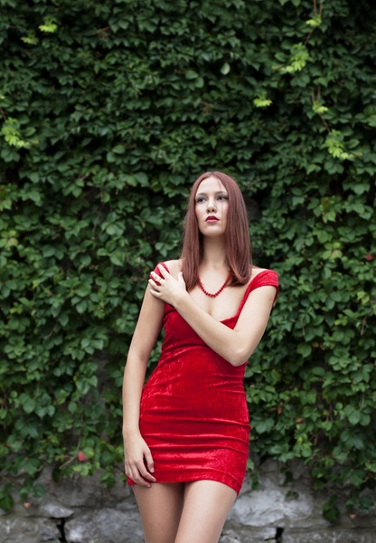 lady in red by saša jelenc