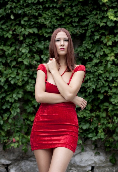 lady in red 2 by saša jelenc