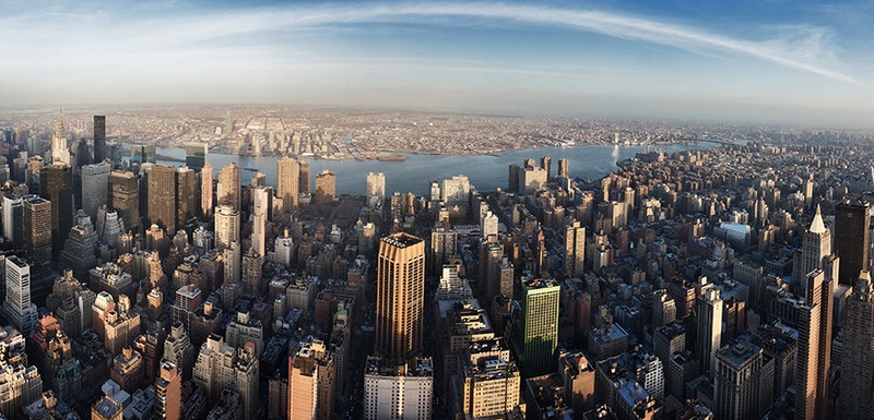 NY skyline by Juš Medič