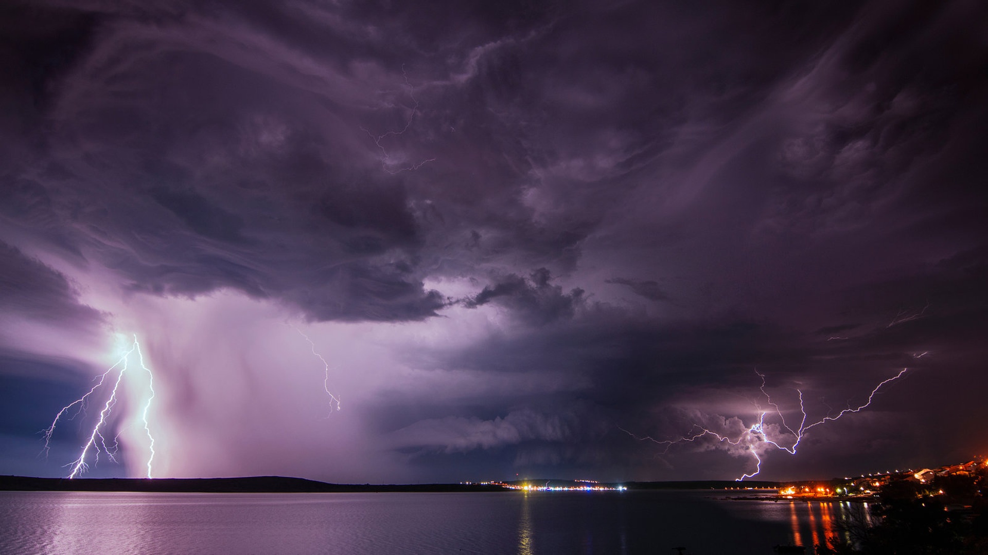 Lights over Zrće by Peter Komatović