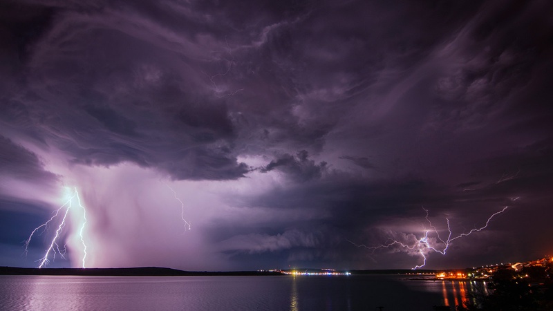 Lights over Zrće by Peter Komatović