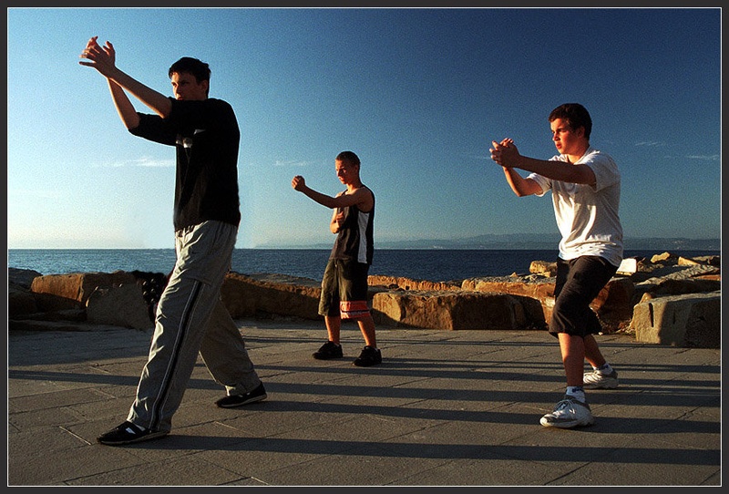 Karate kids by martin
