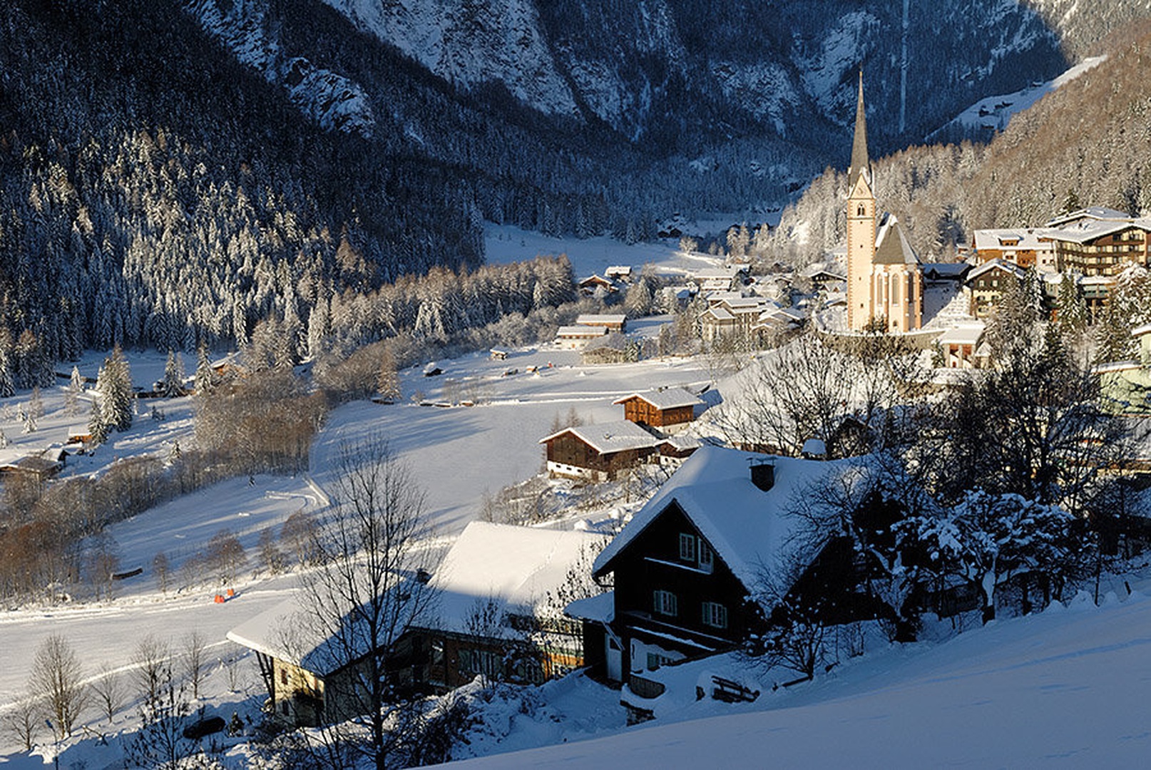 Heiligenblut in winter, Austria by