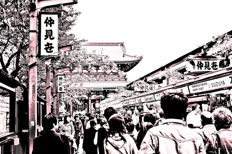 Tokio street by Tomaž