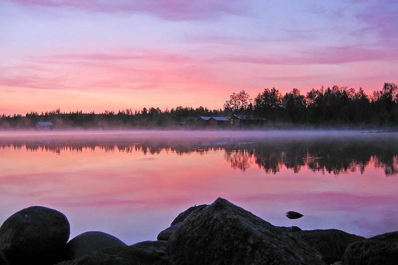 Misty Lake (I.) by Uroš K.