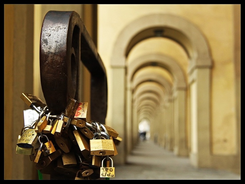 Love Padlock Firenze by Vedran Kogoj