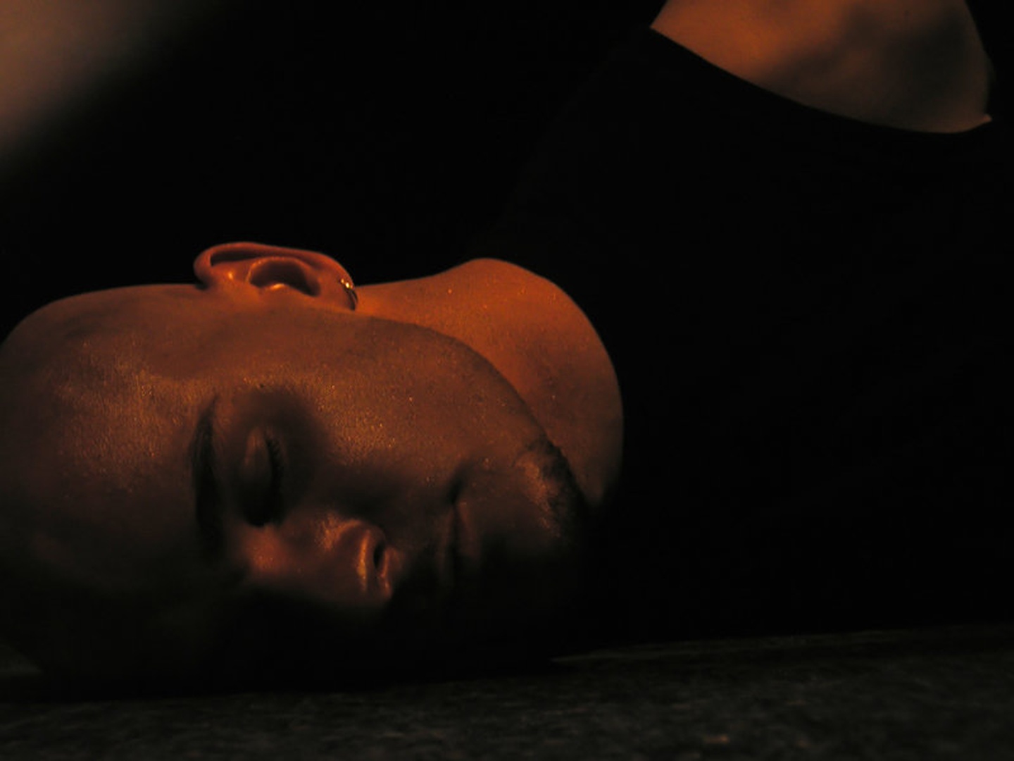 Sleeping model! by Jan