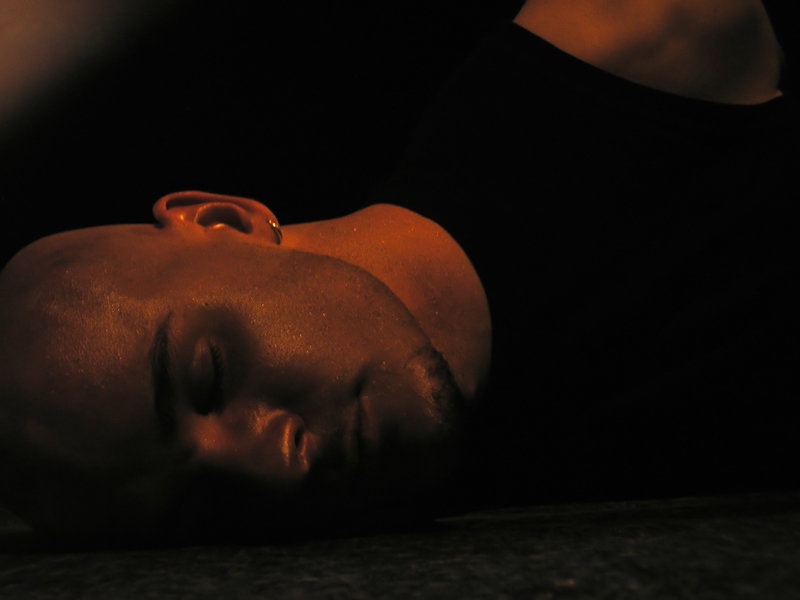 Sleeping model! by Jan
