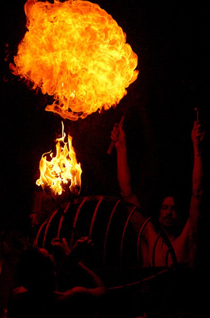 the stroj burning by Andraz Korosec