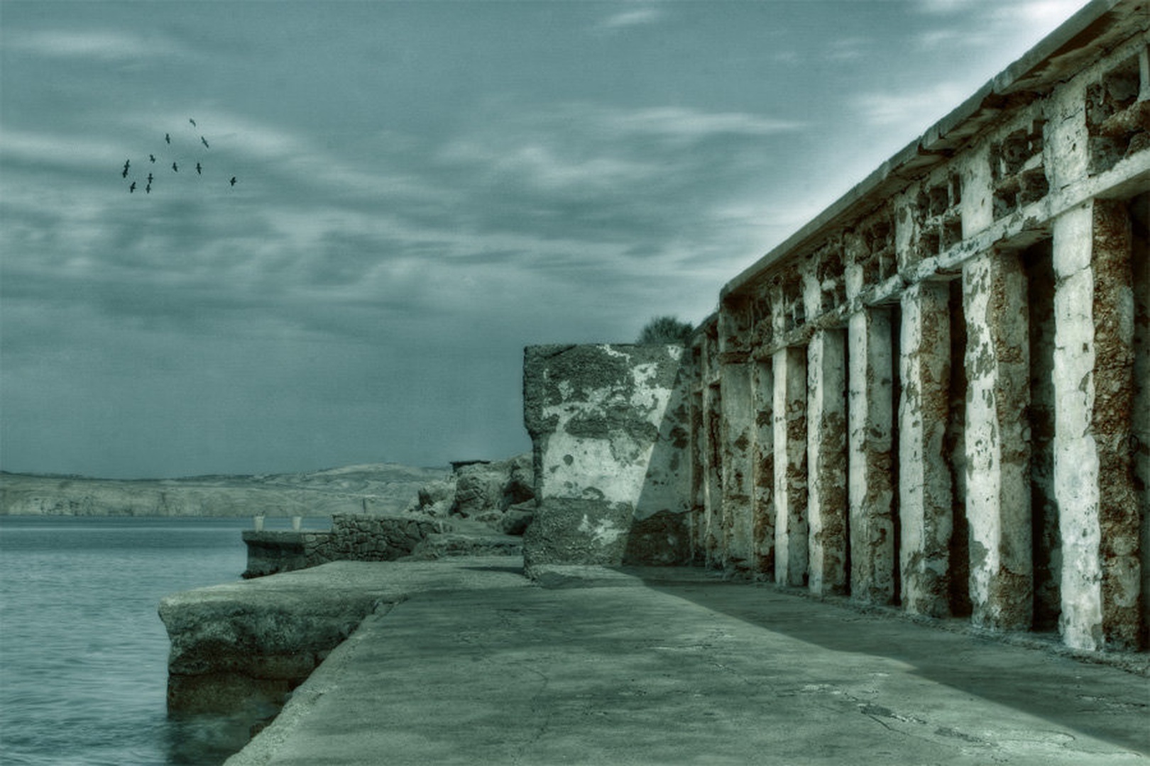 The deserted beach by Orpheus