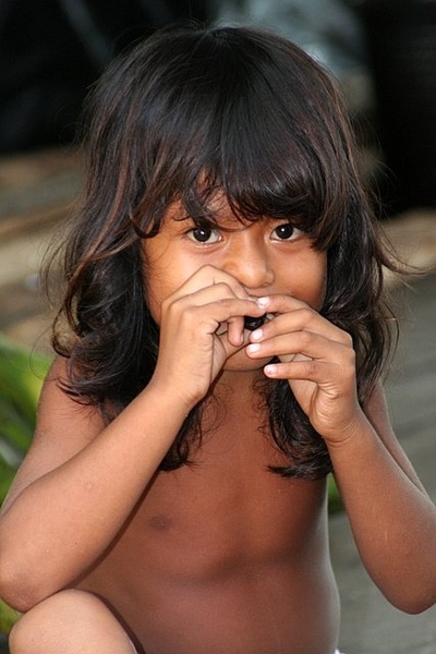 Warao child by petra klinar
