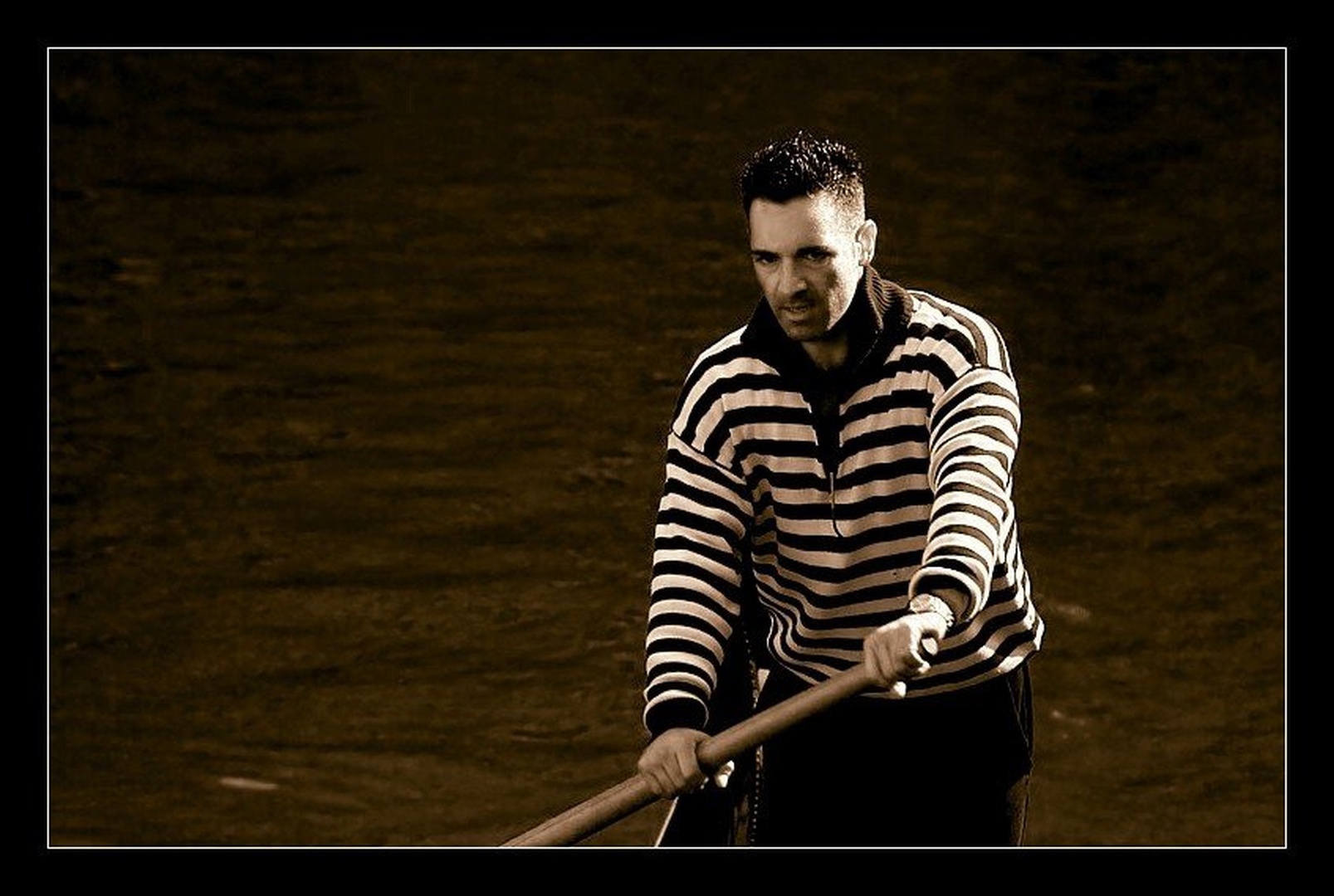 Gondolier by Tomaž Lovšin