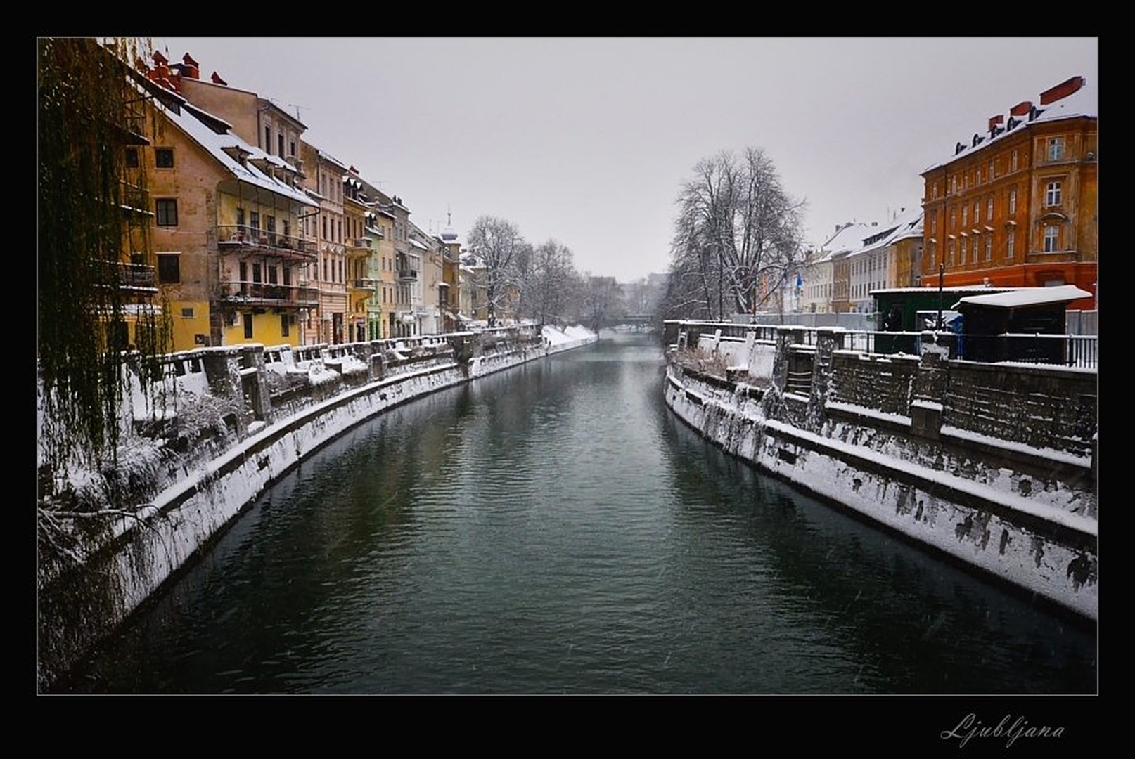 Ljubljana pozimi by Tomaž Lovšin