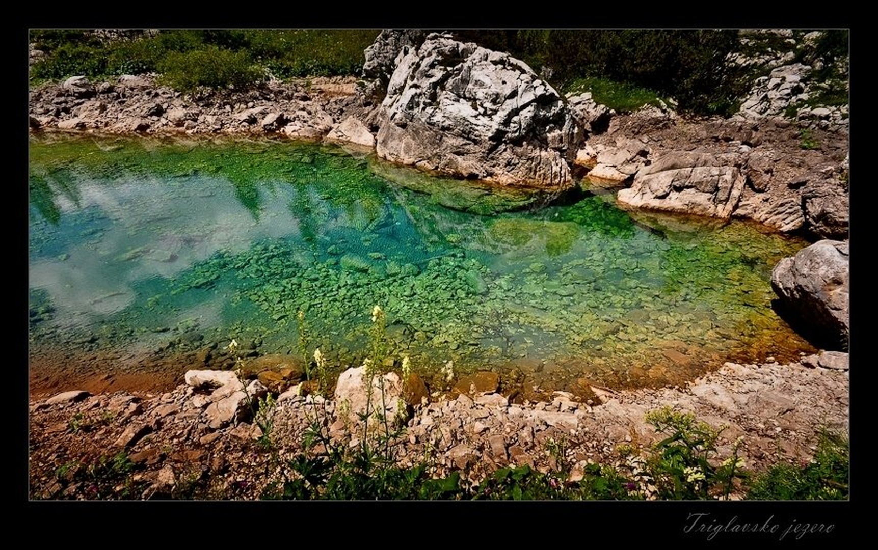 Triglavsko jezero by Tomaž Lovšin