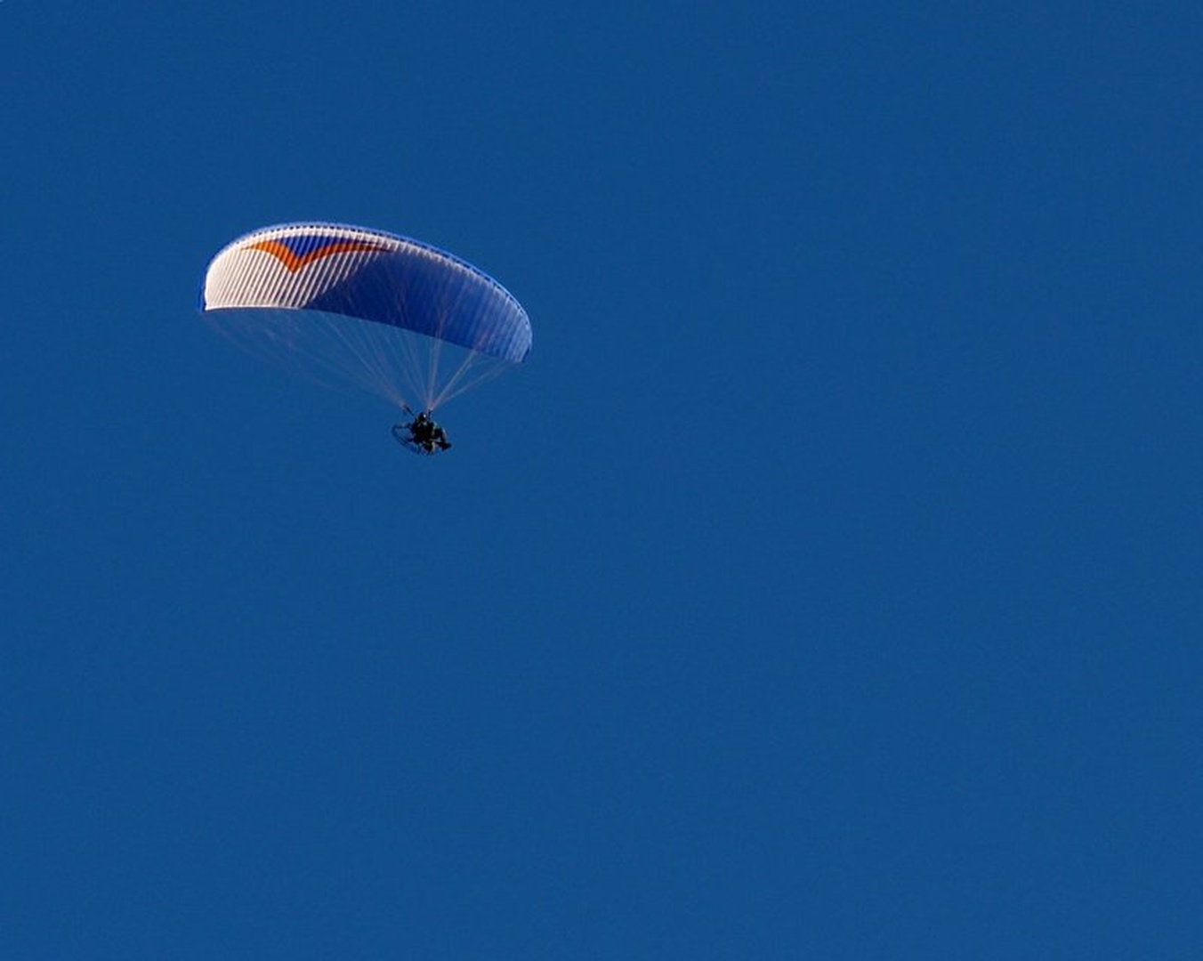 alone on the blue sky by Mark