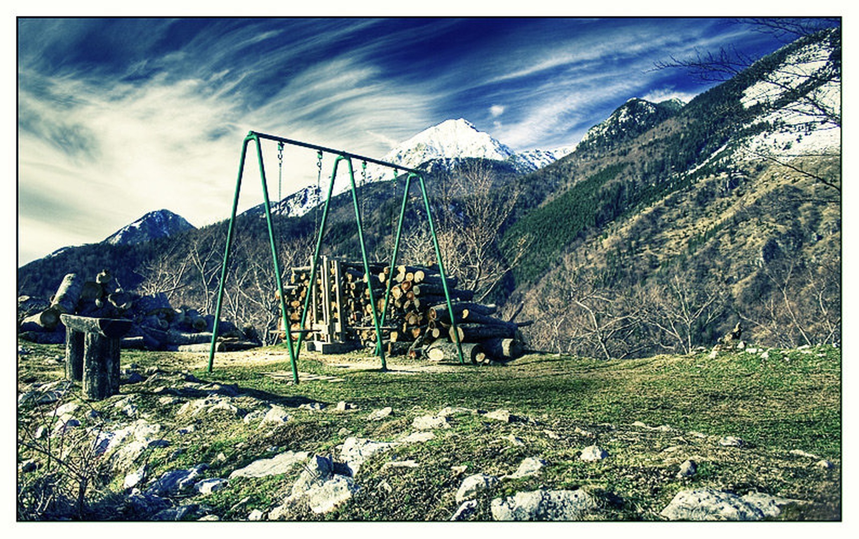 Acid mountain playground by Darko Pavlovic