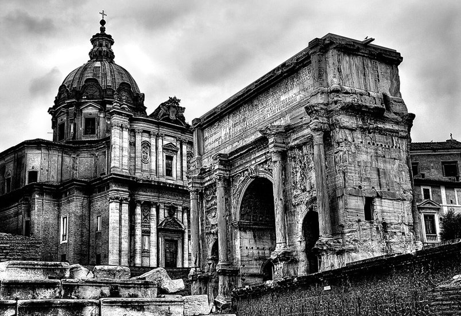 Arch of Septimius Severus by Darko Pavlovic