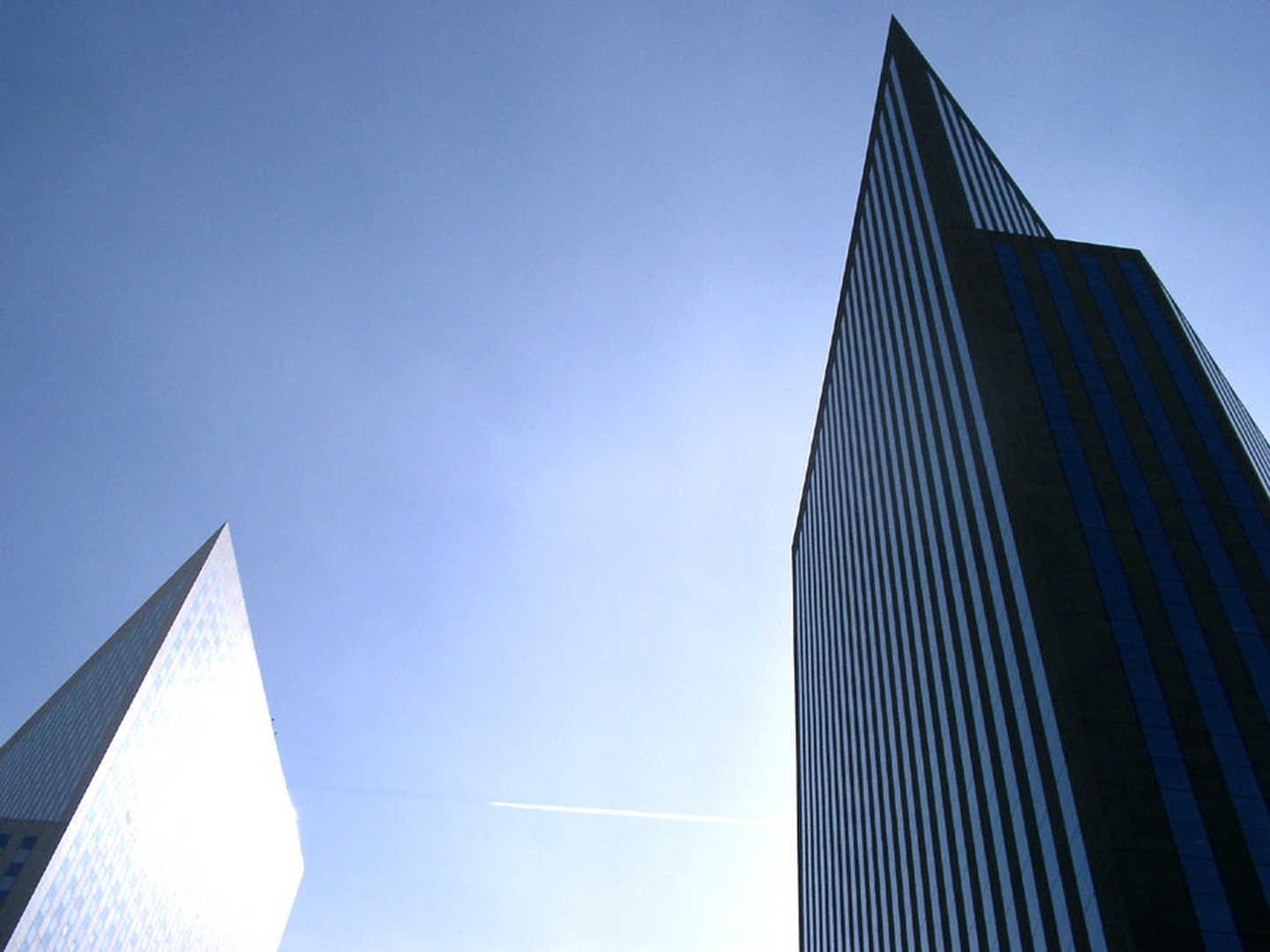 The two towers in Paris by Matic Blatnik