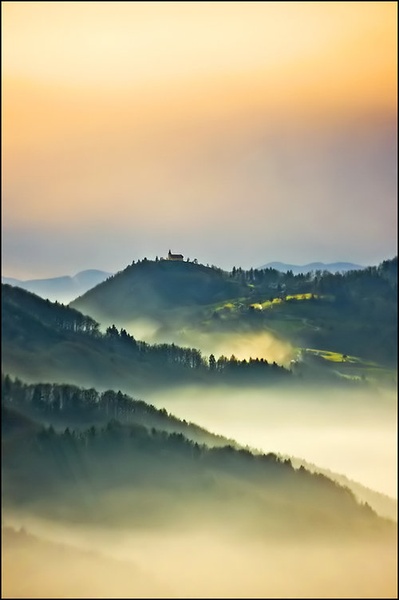 Mystic hill... by Maja Rokavec