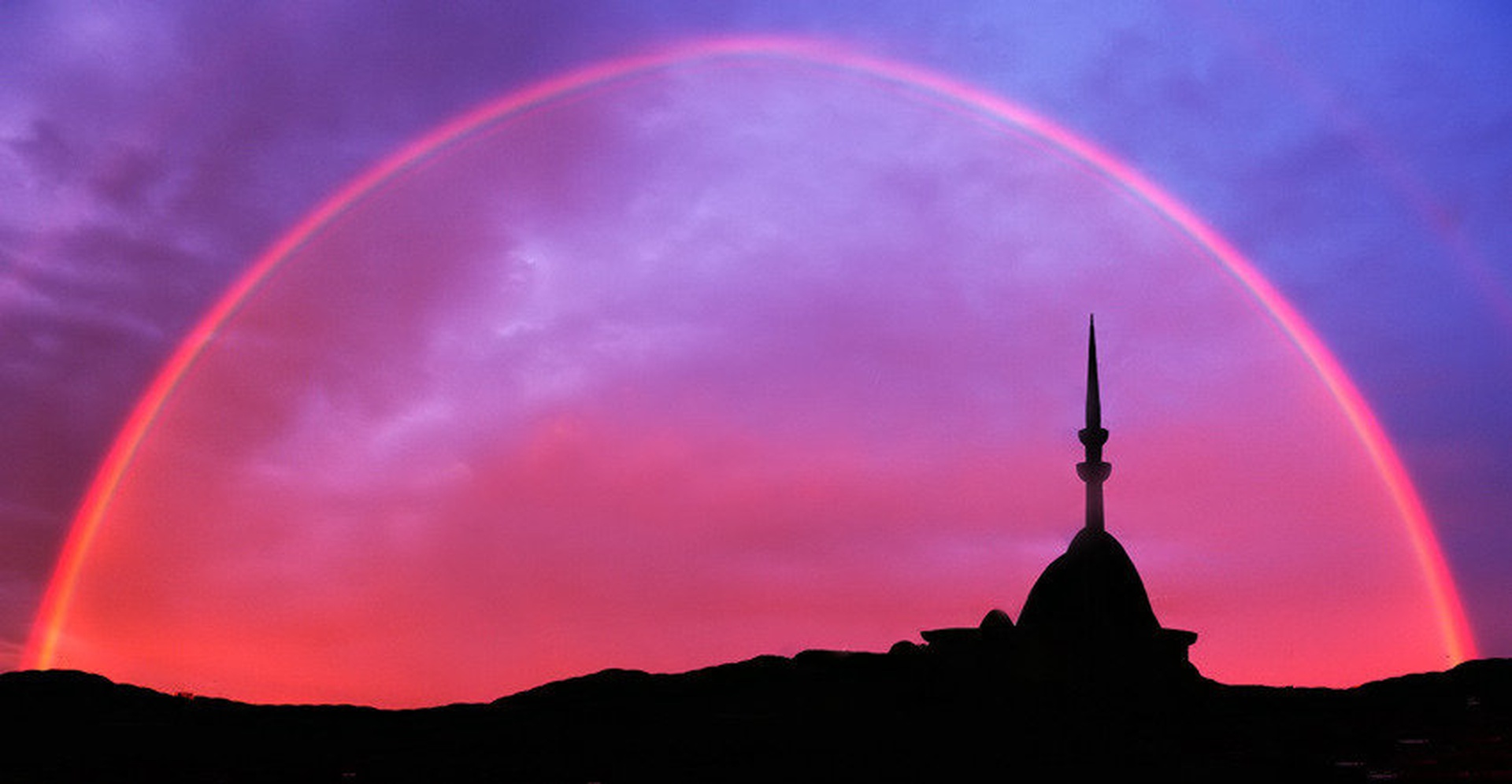 Magical sunset Rainbow by